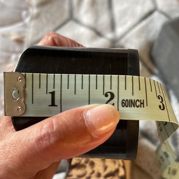 Michael Michael Kors Abbott Python Criss Cross‎ Leather Mules Size 7.5 - Picture 10 of 10